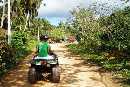 Four Wheeler Excursion in Samana Dominican Republic from Las Terrenas DR.